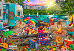 The Family Campsite Puzzel (1000 stukjes)