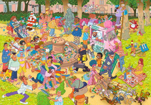 Chuckle Park Fun Puzzel (1000 stukjes)-2