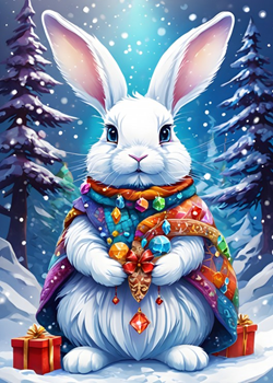 Winter Bunny Puzzel (500 stukjes)