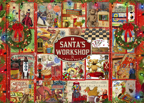 Santas Workshop - Noth Pole Puzzel (500 stukjes)-2