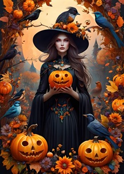 Halloween Witch Puzzel (500 stukjes)