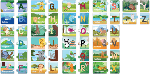 The Alphabet Duo Puzzel (54 stukjes)-2