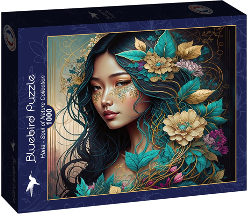 Hana - Soul of Nature Collection Bluebird--F-91182 1000 pièces s - Forêts, Fleurs et Jardins - /Planet's
