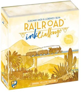 Afbeelding van het spelletje Railroad Ink - Shining Yellow Edition