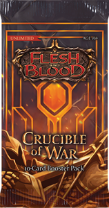 Afbeelding van het spelletje Flesh & Blood TCG - Crucible of War Unlimited Boosterpack