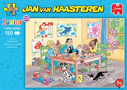 Jan van Haasteren Junior 20 - Creatief met Klei Puzzel (150 stukjes)-3