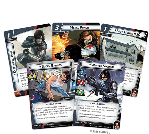 Marvel LCG Champions - Winter Soldier Hero Pack-3