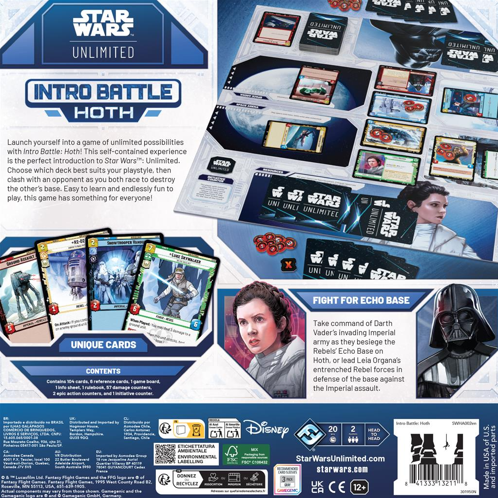 Star Wars: Unlimited TCG Launches Intro Battle Hoth - The Pokémon-Style Starter That’s