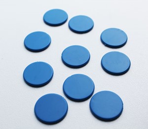 Afbeelding van het spelletje Spel Fiches 22mm Blauw (10 stuks)