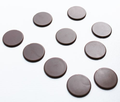 Spel Fiches 22mm Bruin (10 stuks)