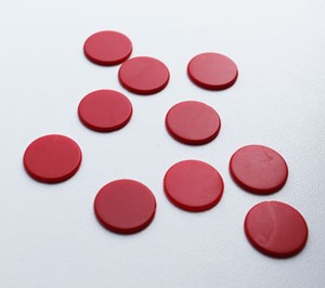 Afbeelding van het spel Spel Fiches 22mm Rood (10 stuks)