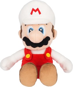 Afbeelding van het spelletje Super Mario - Fire Mario Knuffel (24cm)