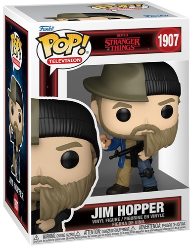 Funko Pop! - Stranger Things - Final Season 5 - Jim Hopper Split #1907 (doos beschadigd)