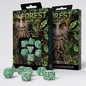 Afbeelding van het spelletje Forest Dice Set - Tundra Dobbelset (7 stuks)