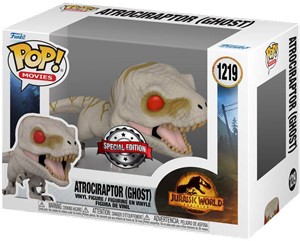 Funko Pop Jurassic World 3 Atrociraptor Ghost 1219