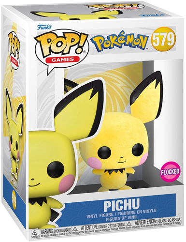 Funko Pop! - Pokemon Pichu Flocked #579 (doos beschadigd)