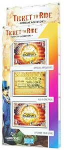 Afbeelding van het spel Sleeves Ticket To Ride US Art Sleeves (152 stuks)