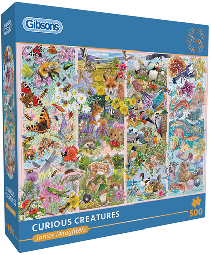 Janice Daughters - Curious Creatures Puzzel (500 stukjes)