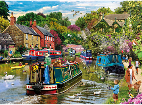 Greg Giordano - River Retreat Puzzel (500 stukjes)-2