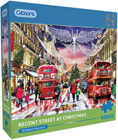 Regent Street at Christmas Puzzel (500 XL stukjes)