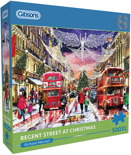 Regent Street at Christmas Puzzel (500 XL stukjes)