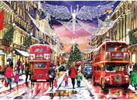 Regent Street at Christmas Puzzel (500 XL stukjes)-2