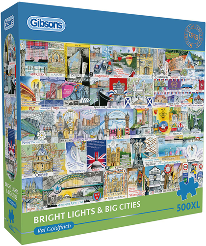 Val Goldfinch - Bright Lights & Big Cities Puzzel (500XL stukjes)