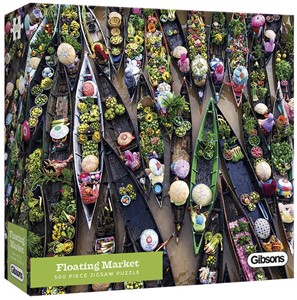 Afbeelding van het spelletje Floating Market Puzzel (500 stukjes)