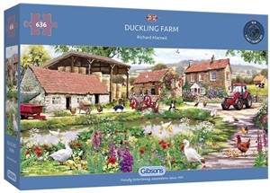 Afbeelding van het spelletje Duckling Farm Puzzel (636 stukjes)