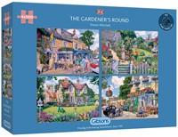 The Gardener's Round Puzzel (4 x 500 stukjes)