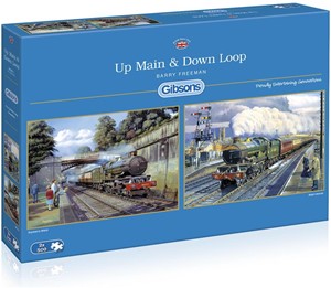 Afbeelding van het spelletje Up Main & Down Loop Puzzel (2 x 500 stukjes)
