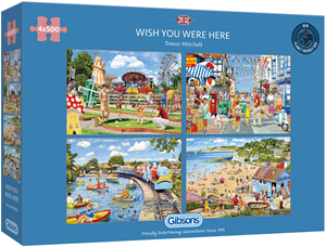 Afbeelding van het spel Trevor Mitchell - Wish You Were Here Puzzel (4 x 500 stukjes)