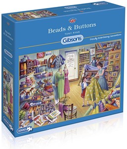 Afbeelding van het spelletje Beads & Buttons Puzzel (1000 stukjes)