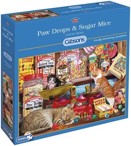 Afbeelding van het spelletje Paw Drops & Sugar Mice - Steve Read Puzzel (1000 stukjes)