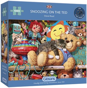 Afbeelding van het spelletje Snoozing on the Ted Puzzel (1000 stukjes)