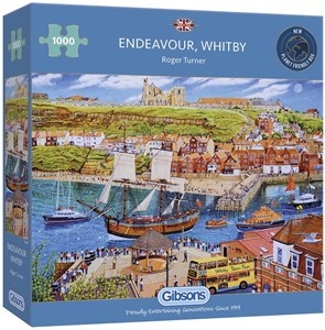Afbeelding van het spelletje Endeavour, Whitby Puzzel (1000 stukjes)