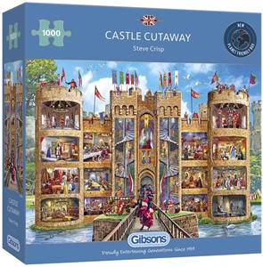 Afbeelding van het spelletje Castle Cutaway Puzzel (1000 stukjes)