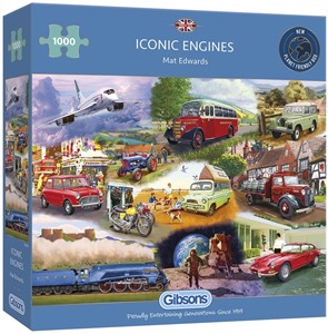 Afbeelding van het spel Iconic Engines Puzzel (1000 stukjes)