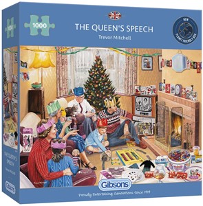 Afbeelding van het spelletje The Queen's Speech Puzzel (1000 stukjes)
