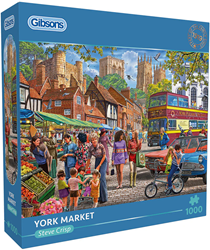 Steve Crisp - York Market Puzzel (1000 stukjes)