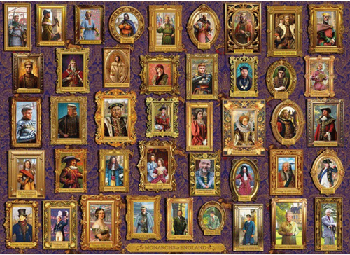 Mat Edwards - Monarchs of England Puzzel (1000 stukjes)-2