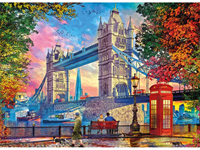 Dominic Davison - Clearing Skies Over Tower Bridge Puzzel (1000 stukjes)-2