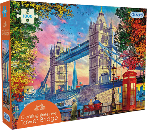 Dominic Davison - Clearing Skies Over Tower Bridge Puzzel (1000 stukjes)