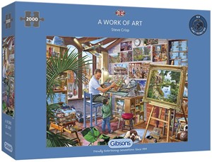 Afbeelding van het spel A Work of Art Puzzel (2000 stukjes)
