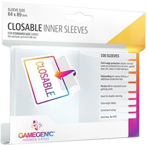Afbeelding van het spelletje Closable Inner Sleeves (100 stuks)