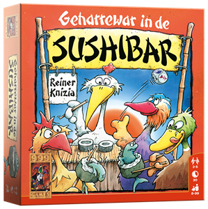 999 Games Geharrewar in de Sushibar - Dobbelspel