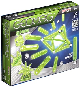 Afbeelding van het spelletje Geomag Glow - 30 delig