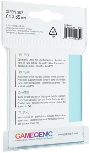 Sleeves Pack Inner Sleeves (100 stuks)-2