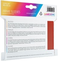 Prime Sleeves 66x91mm Rood (100 stuks)-3