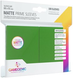Prime Matte Sleeves 66x91mm Groen (100 stuks)